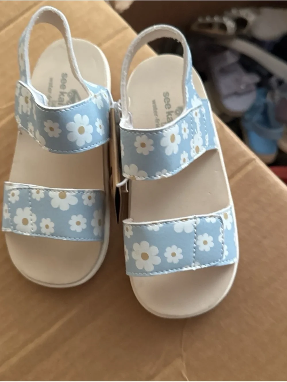 Cat & Jack Braided Double-Strap Slide Sandals — Ivory‎